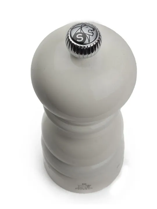 Peugeot Saveurs Paris u'select Moulin à sel manuel u'select en bois laqué, gris perle, 15 cm - 6 in -> Envie De Saveurs | Moulins À Sel Et Salières