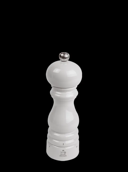 Peugeot Saveurs Paris u'select Moulin à sel manuel u'select en bois laqué, gris perle, 18 cm - 7in -> Idées Cadeaux -100€ | Envie De Couleurs