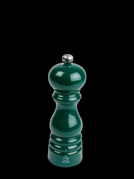 Peugeot Saveurs Paris u'select Moulin à sel manuel u'select en bois laqué, vert forêt, 18 cm - 7in -> Idées Cadeaux -100€ | Envie De Couleurs