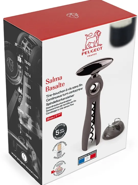 Peugeot Saveurs Salma Tire-bouchon à vis sans fin couleur avec coupe-capsule 19 cm - 7,5" -> Idées Cadeaux -50€ | Tire-bouchons