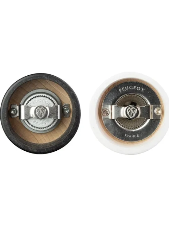 Peugeot Saveurs Tahiti Duo de moulins à poivre et à sel manuels en bois couleur noir mat et blanc mat 20 cm -> Duos Et Combi 2 En 1 | Moulins À Sel Et Salières