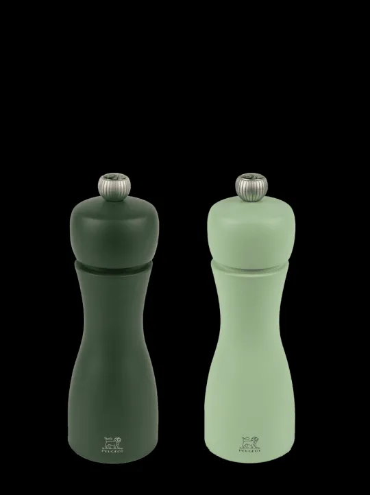 Peugeot Saveurs Tahiti Duo de moulins à poivre et à sel manuels en bois, , 15 cm -> Envie De Couleurs | Duos Et Combi 2 En 1