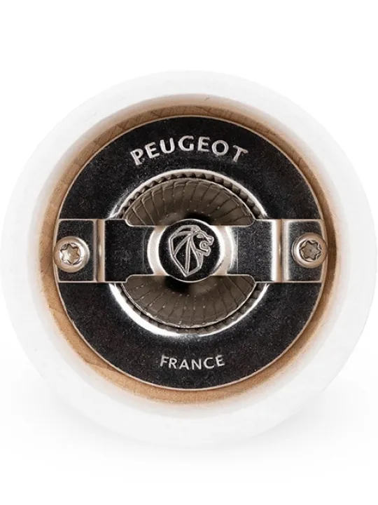 Peugeot Saveurs Tahiti Moulin à sel manuel en bois couleur blanc mat 20 cm -> Moulins À Sel Et Salières