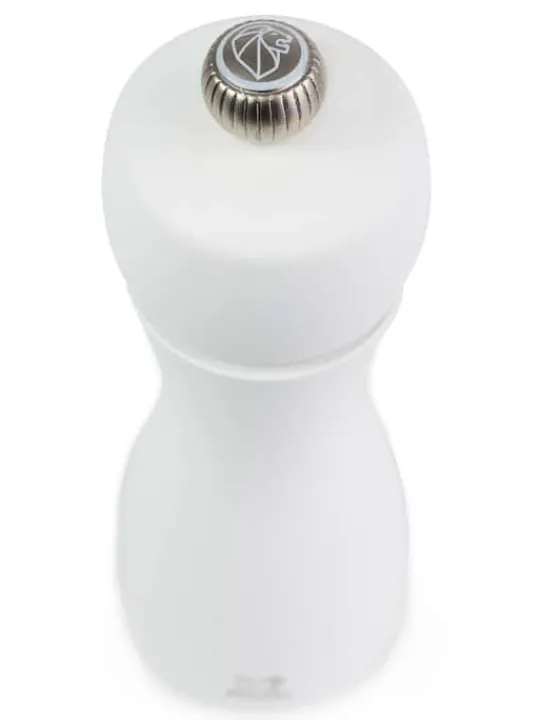 Peugeot Saveurs Tahiti Moulin à sel manuel en bois couleur blanc mat 20 cm -> Moulins À Sel Et Salières